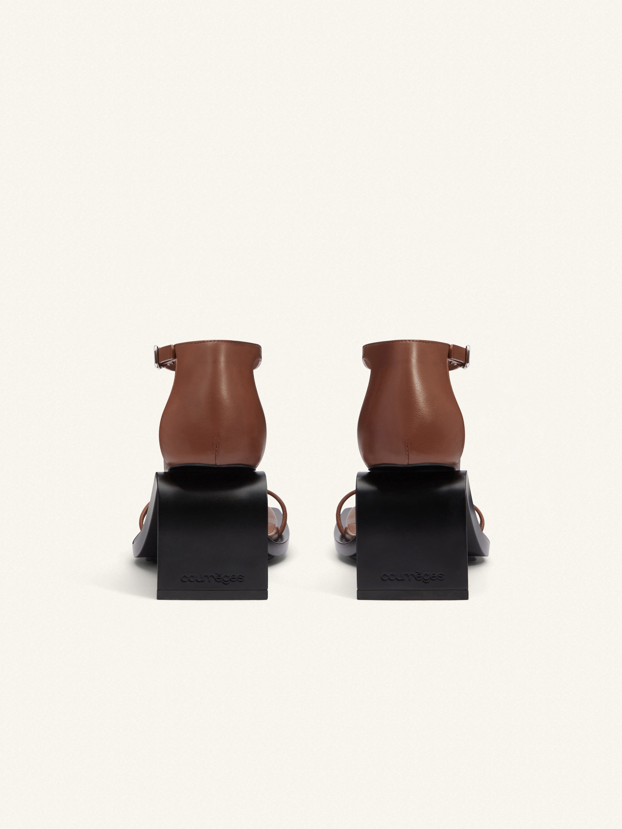 Stream leather Sandals - Brown