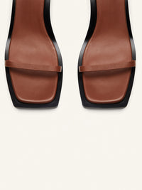 Stream leather Sandals - Brown