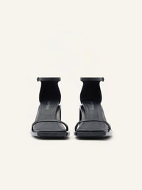 Stream leather Sandals - Black
