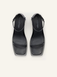 Stream leather Sandals - Black