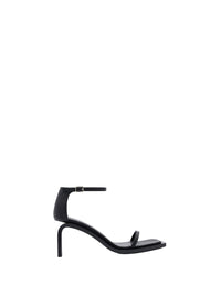 Stream leather Sandals - Black