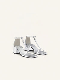 Mirror effect Sandals - Silver