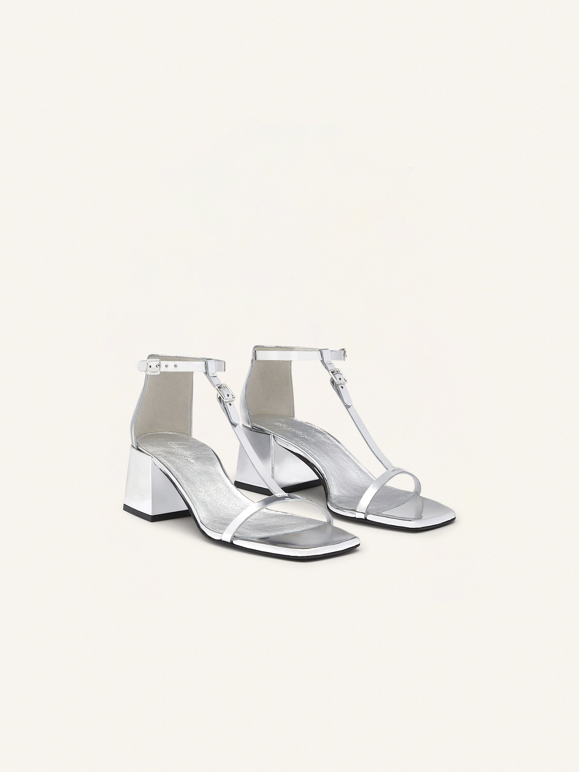 Mirror effect Sandals - Silver