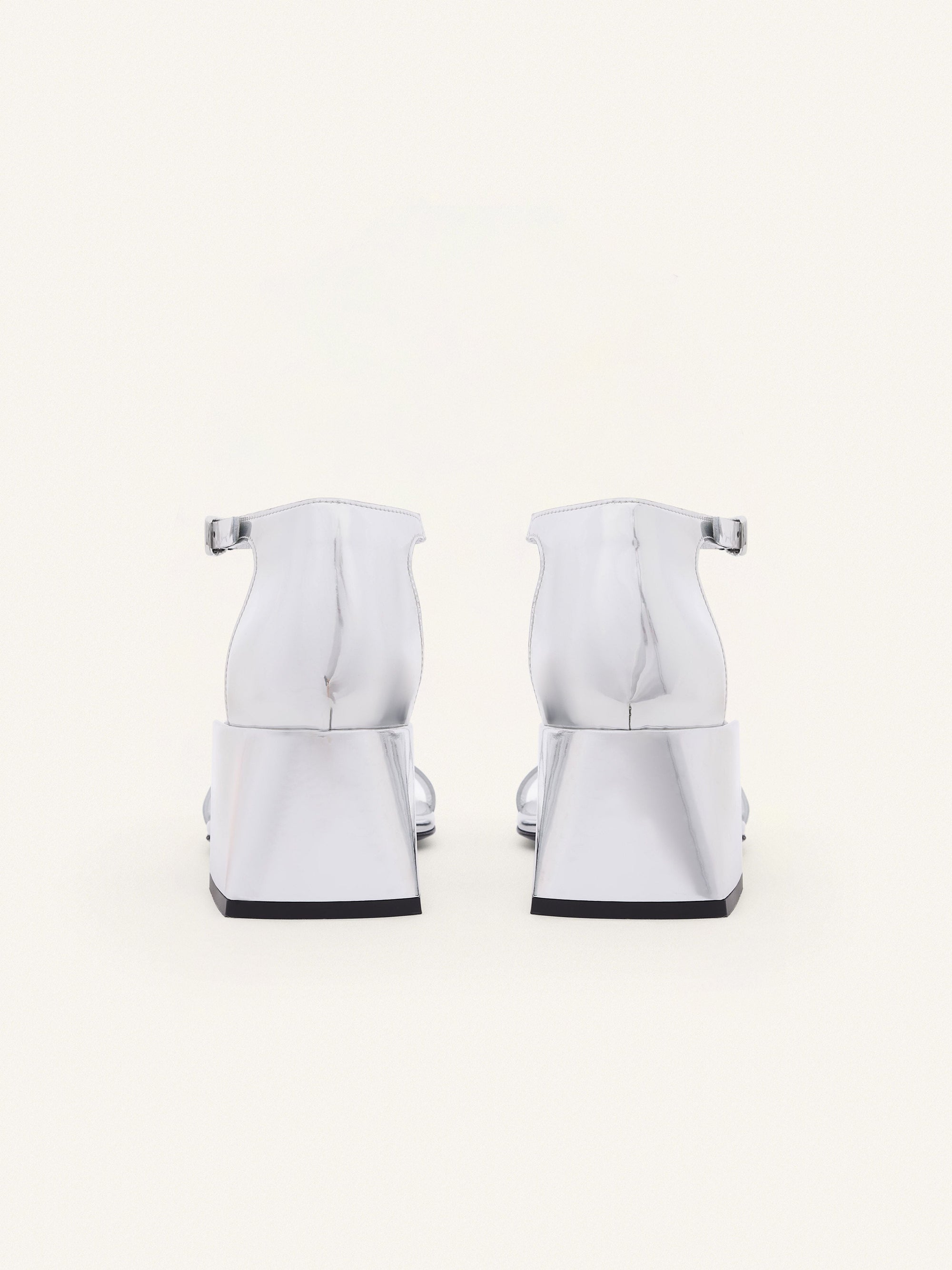 Mirror effect Sandals - Silver