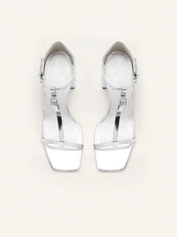 Mirror effect leather Sandals - Mirror