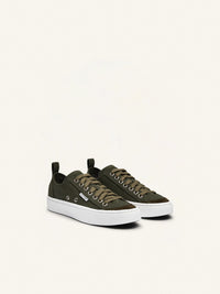 Canvas 01 cotton low Sneakers - Camouflage Green