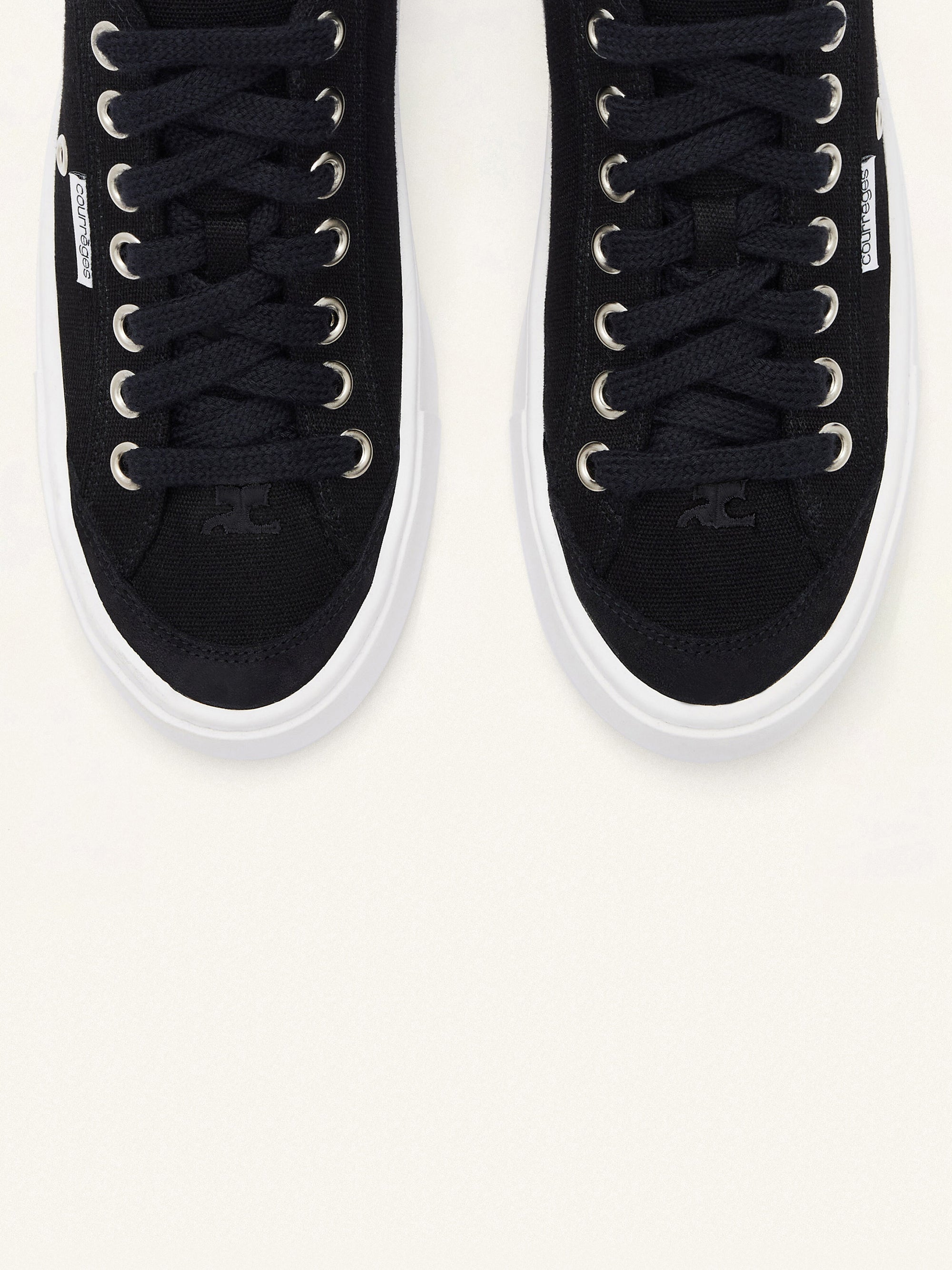 Canvas 01 cotton low Sneakers - Black