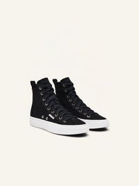 Canvas 01 cotton mid Sneakers - Black