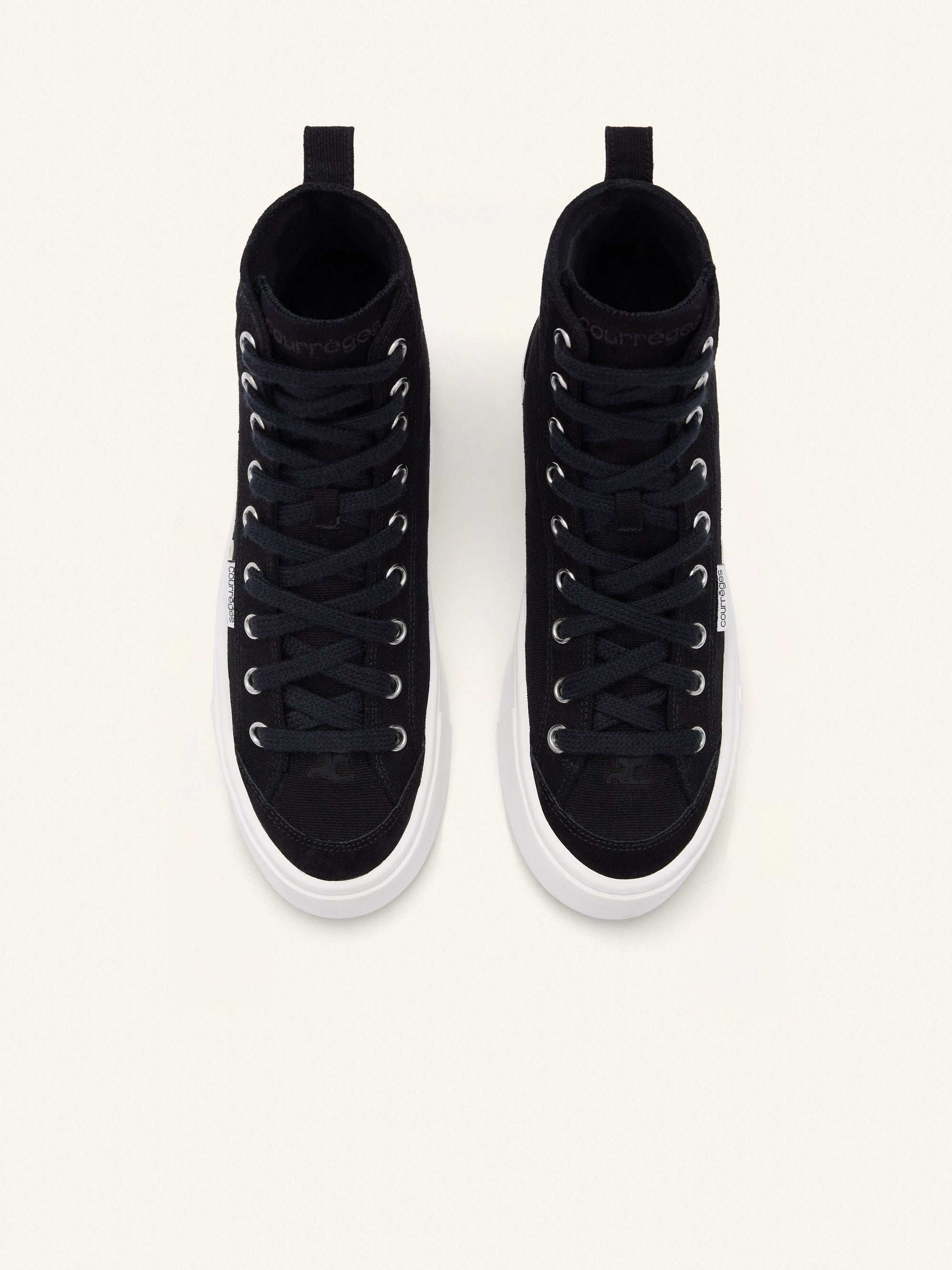 Canvas 01 cotton mid Sneakers - Black