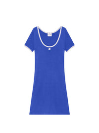 Holistic contrast mini Dress - Saphir & Pearl