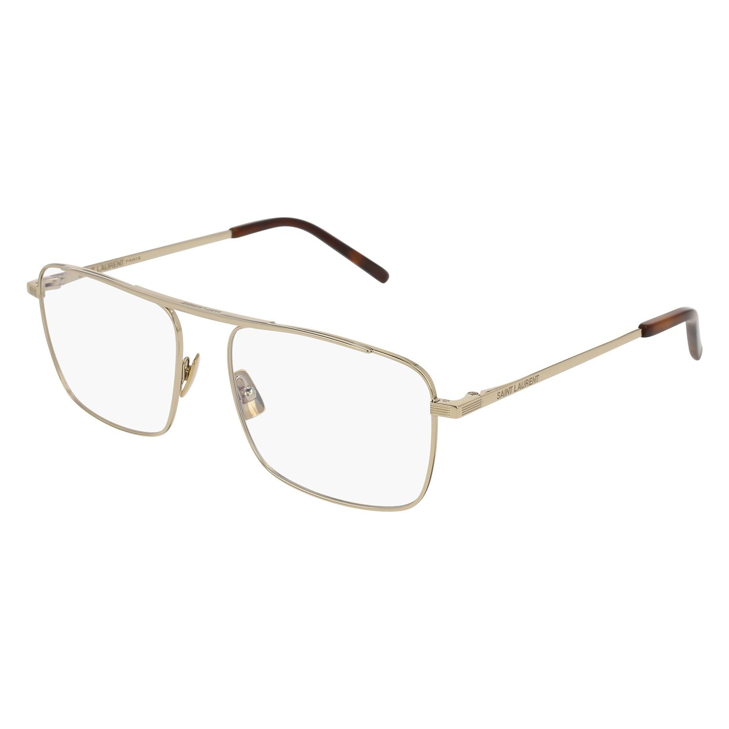 SL 152 Gold metal Optical Frames - Shiny Gold