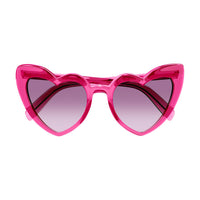 SL 181 Loulou Pink acetate Sunglasses - Shiny Transparent Magenta