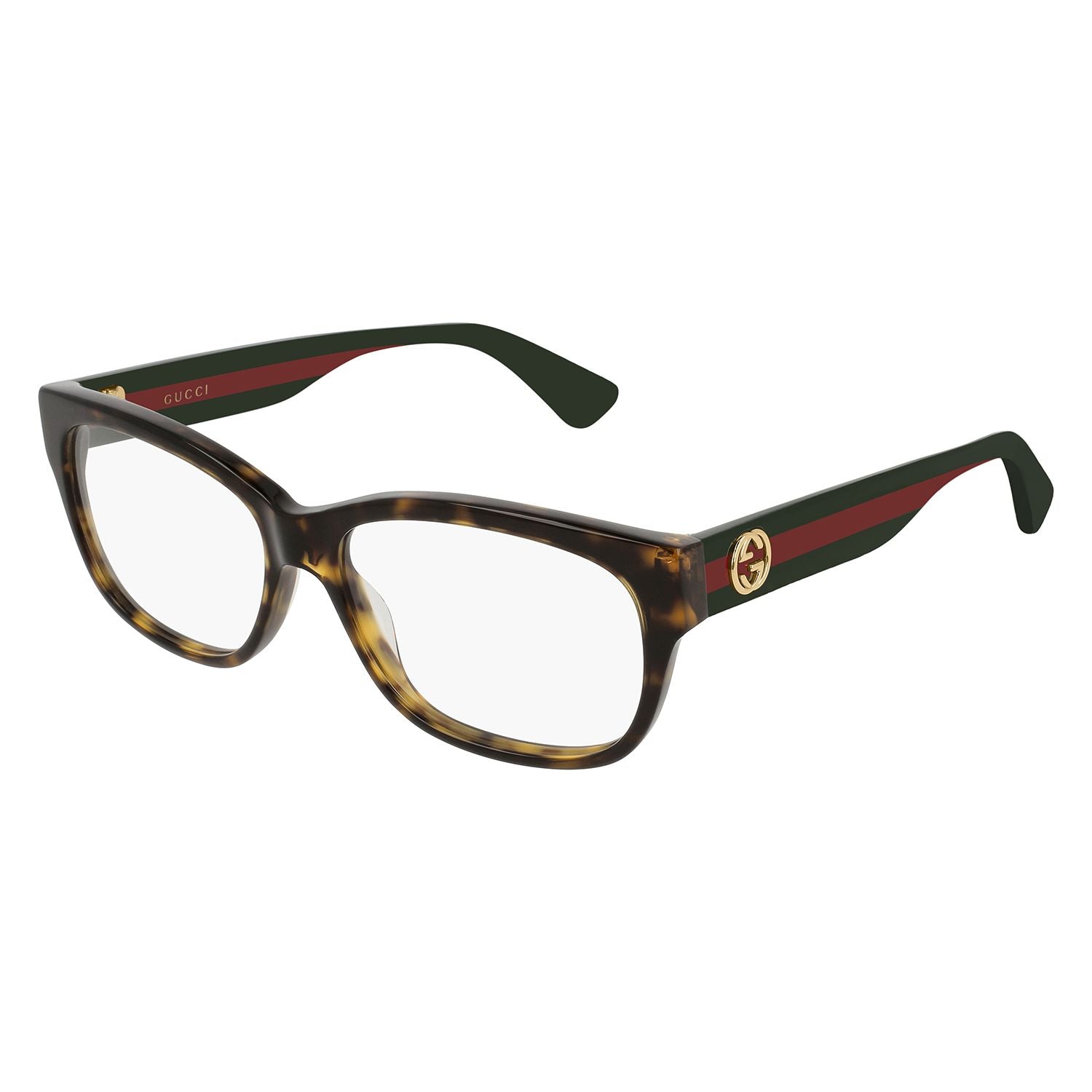 GG0278O Havana recycled acetate Optical Frames - Shiny Havana