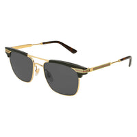 GG0287S Black metal Sunglasses - Shiny Black & Endura Gold