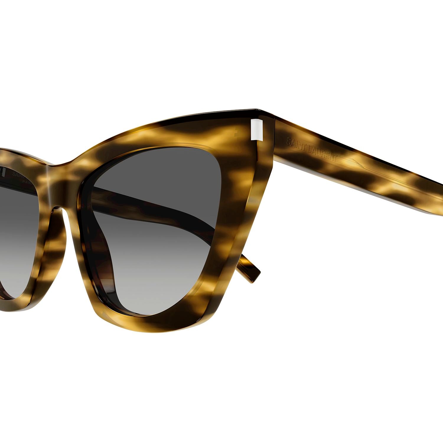 SL 214 KATE Havana recycled acetate Sunglasses - Shiny Havana