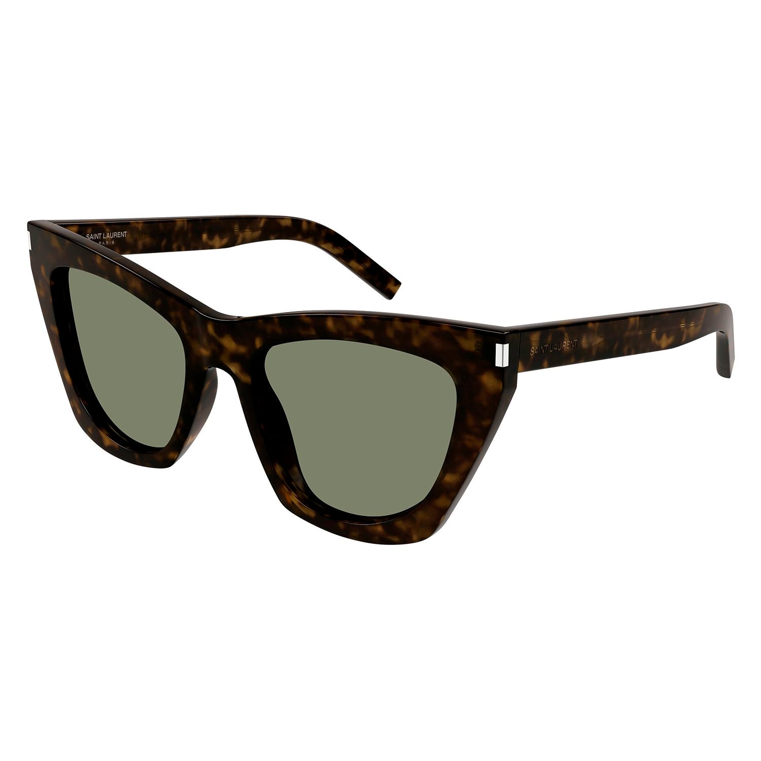 SL 214 KATE Havana recycled acetate Sunglasses - Shiny Havana