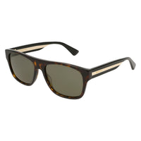GG0341S Havana recycled acetate Sunglasses - Shiny Havana