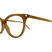 SL 261 Brown recycled acetate Optical Frames - Shiny Transparent Brown