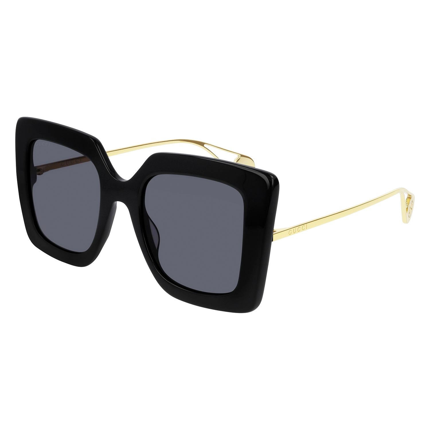 GG0435S Black acetate Sunglasses - Shiny Black
