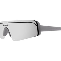 BB0003S Grey recycled acetate Sunglasses - Shiny Solid Grey