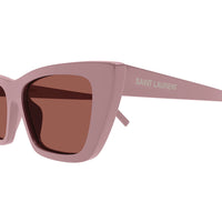 SL 276 Mica Pink recycled acetate Sunglasses - Shiny Pink
