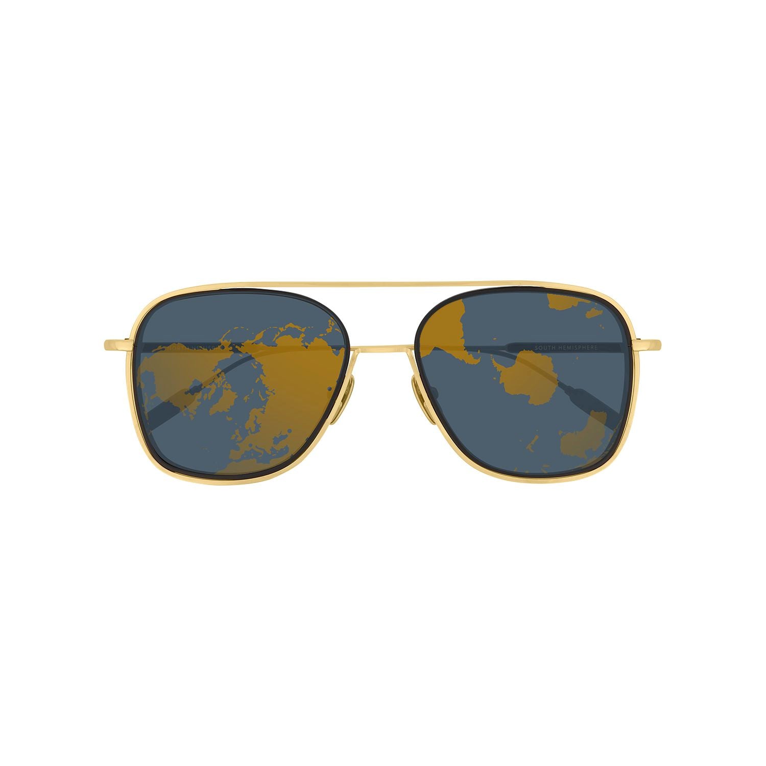 MB1858 Gold titanium Sunglasses - Shiny Gold