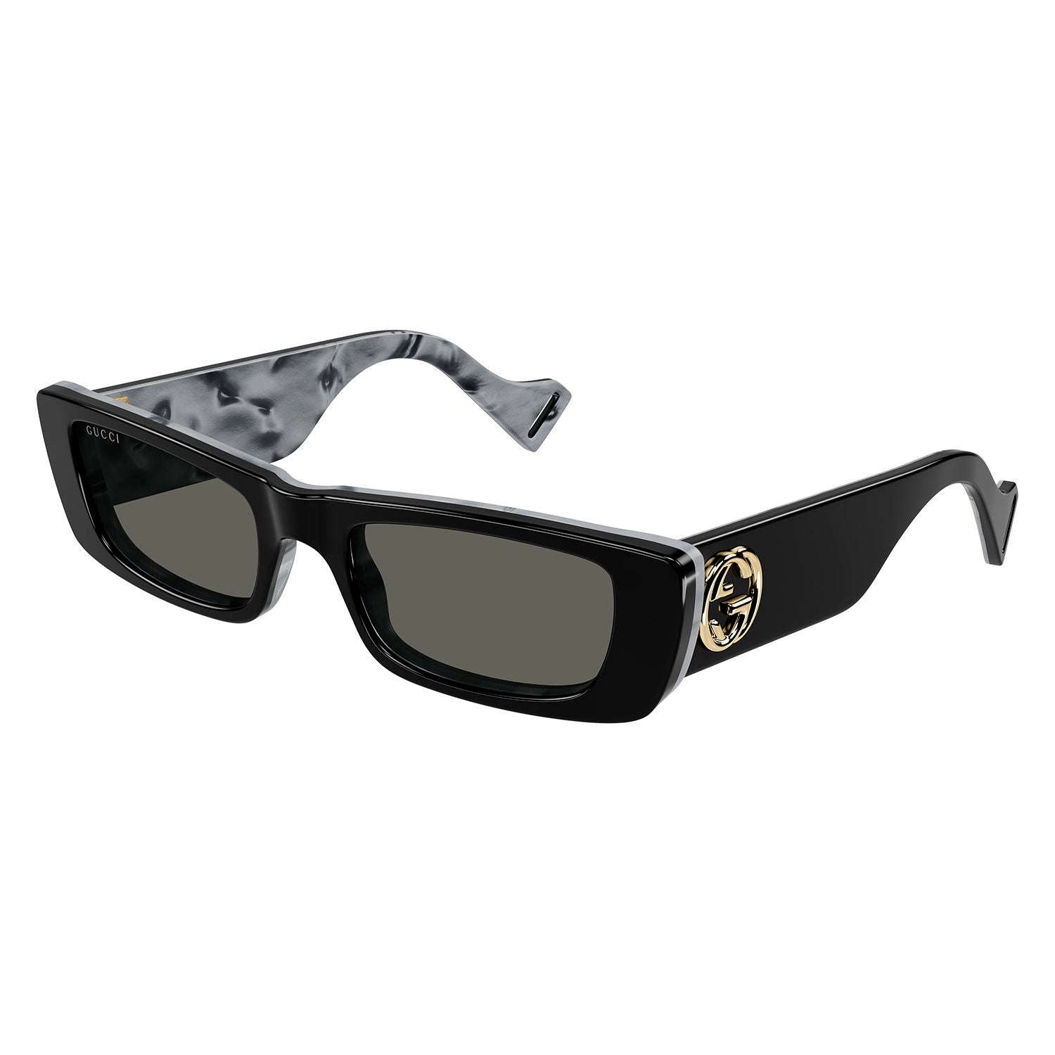 GG0516S Black recycled acetate Sunglasses - Shiny Black
