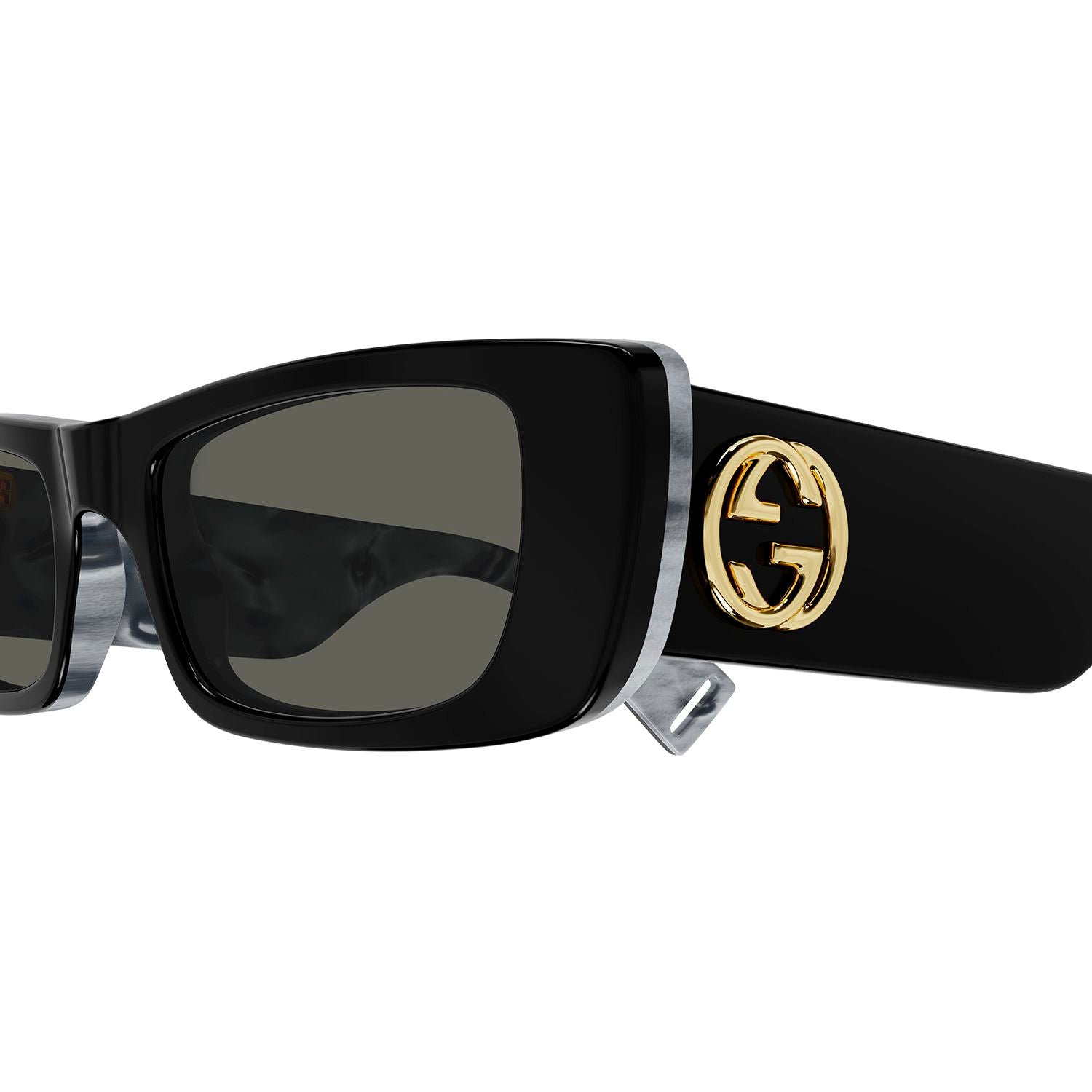 GG0516S Black recycled acetate Sunglasses - Shiny Black