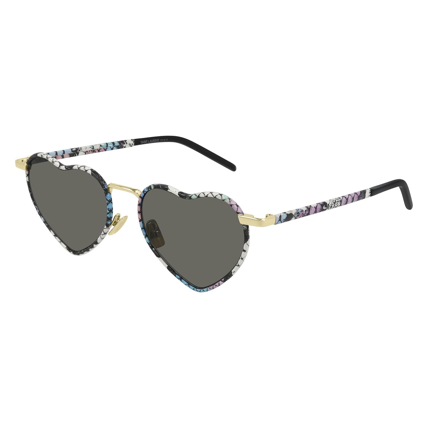 SL 301 Loulou Gold metal Sunglasses - Shiny Gold