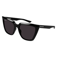 BB0046S Black recycled acetate Sunglasses - Shiny Black