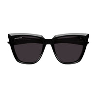 BB0046S Black recycled acetate Sunglasses - Shiny Black