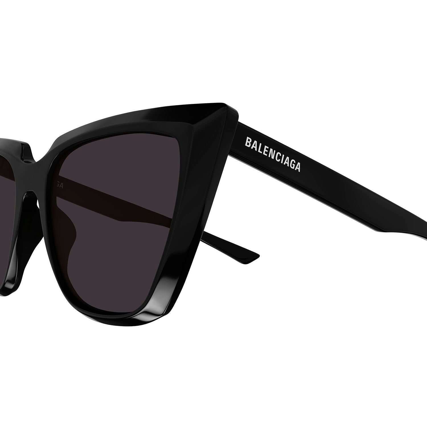 BB0046S Black recycled acetate Sunglasses - Shiny Black