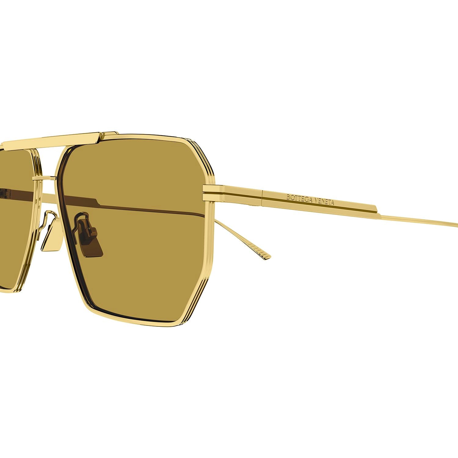 BV1012S Gold metal Sunglasses - Shiny Gold