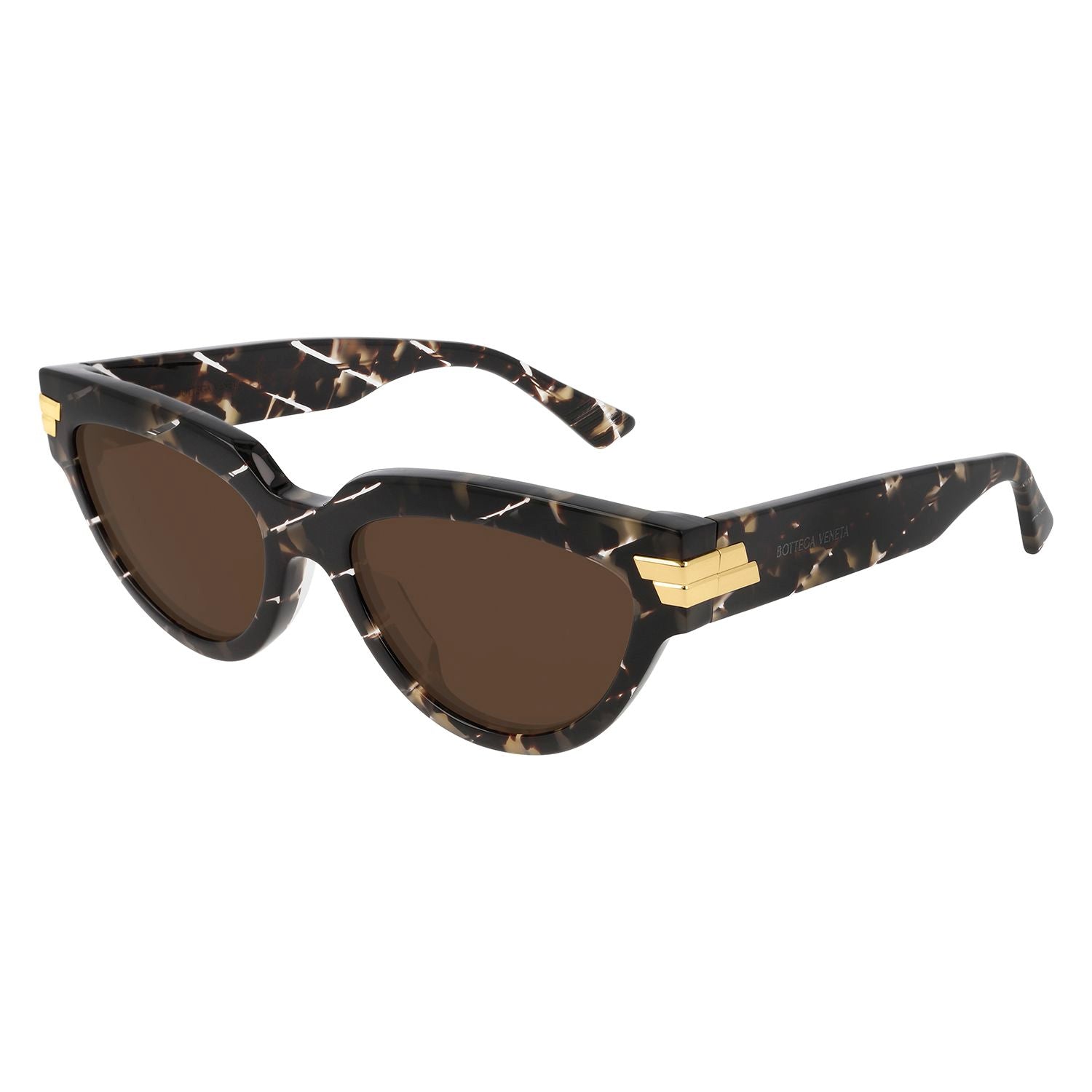 BV1035S Havana recycled acetate Sunglasses - Shiny Havana