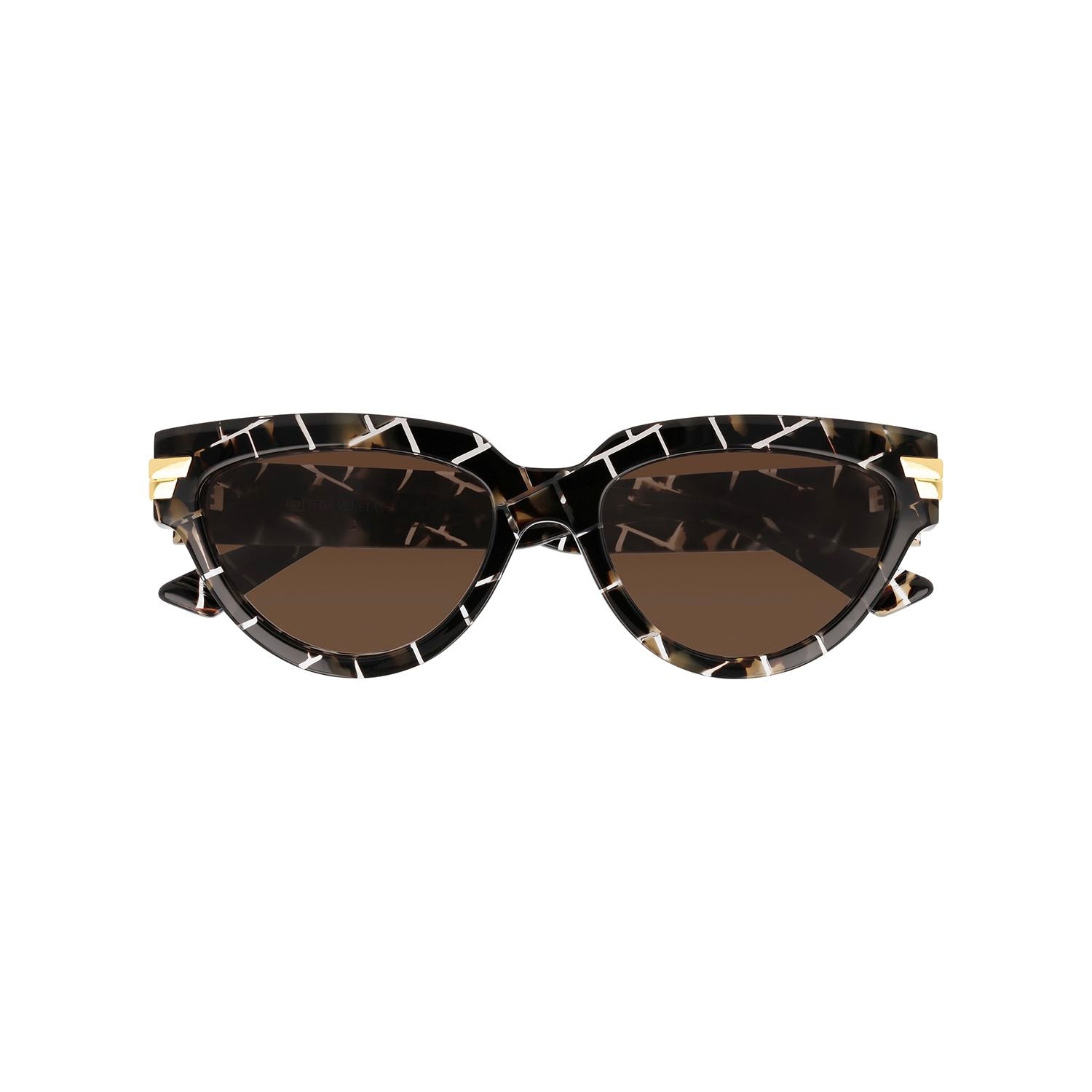 BV1035S Havana recycled acetate Sunglasses - Shiny Havana