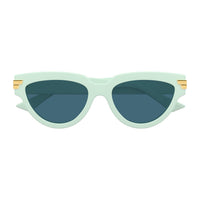 BV1035S Green recycled acetate Sunglasses - Shiny Green