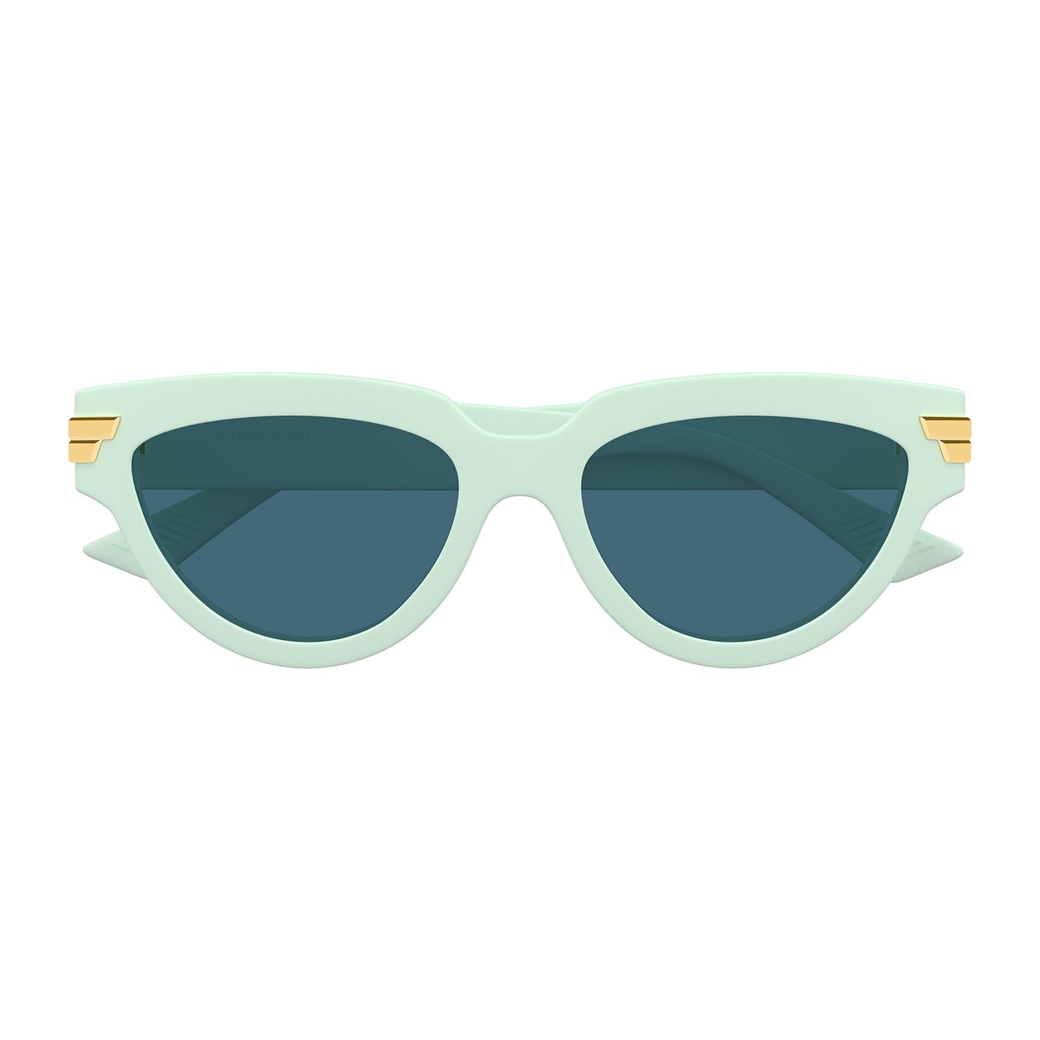 BV1035S Green recycled acetate Sunglasses - Shiny Green