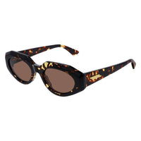 BV1031S Havana acetate Sunglasses - Shiny Spotted Havana