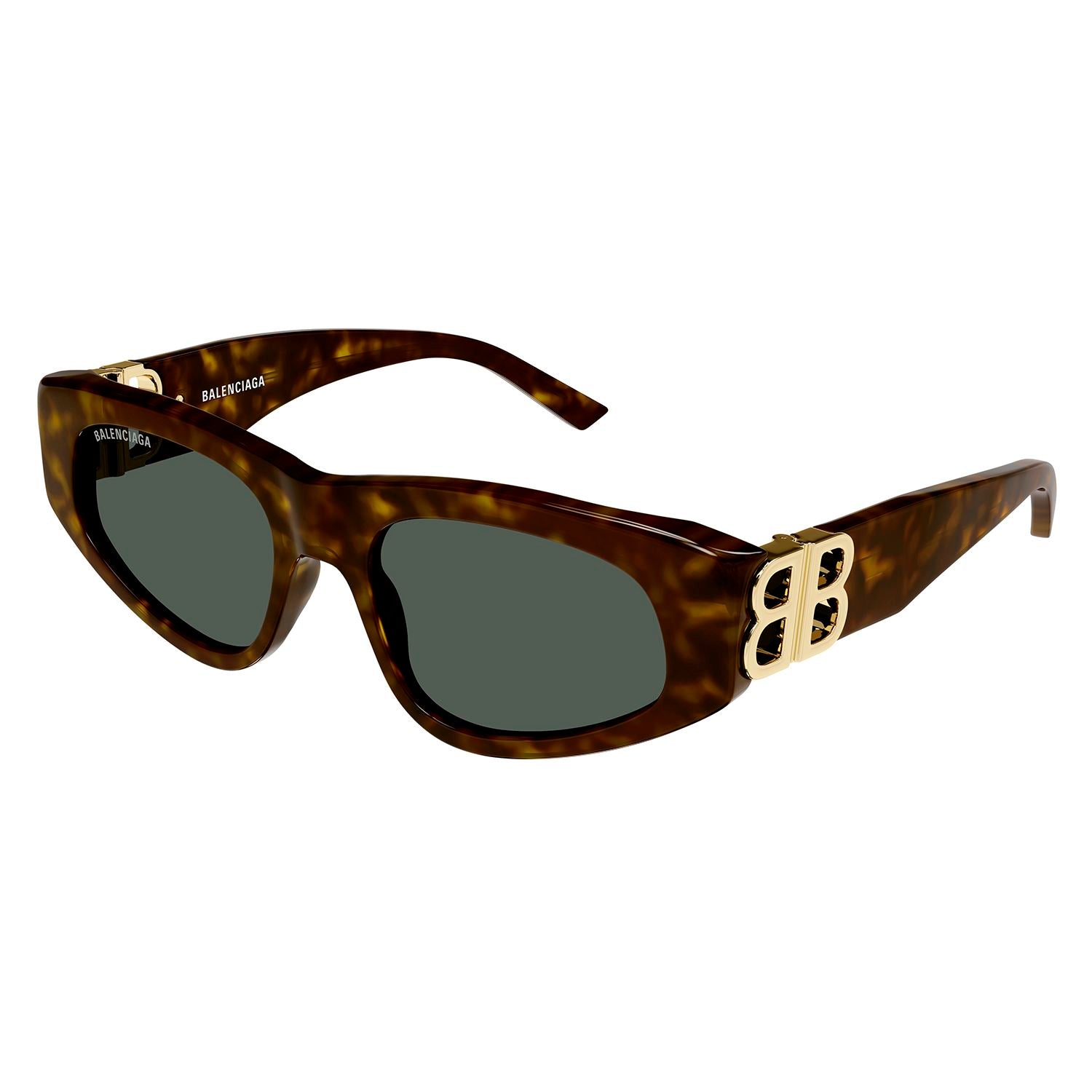 BB0095S Havana recycled acetate Sunglasses - Shiny Havana