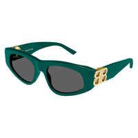 BB0095S Green acetate Sunglasses - Shiny Green