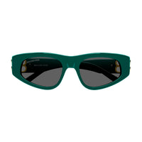 BB0095S Green acetate Sunglasses - Shiny Solid Green