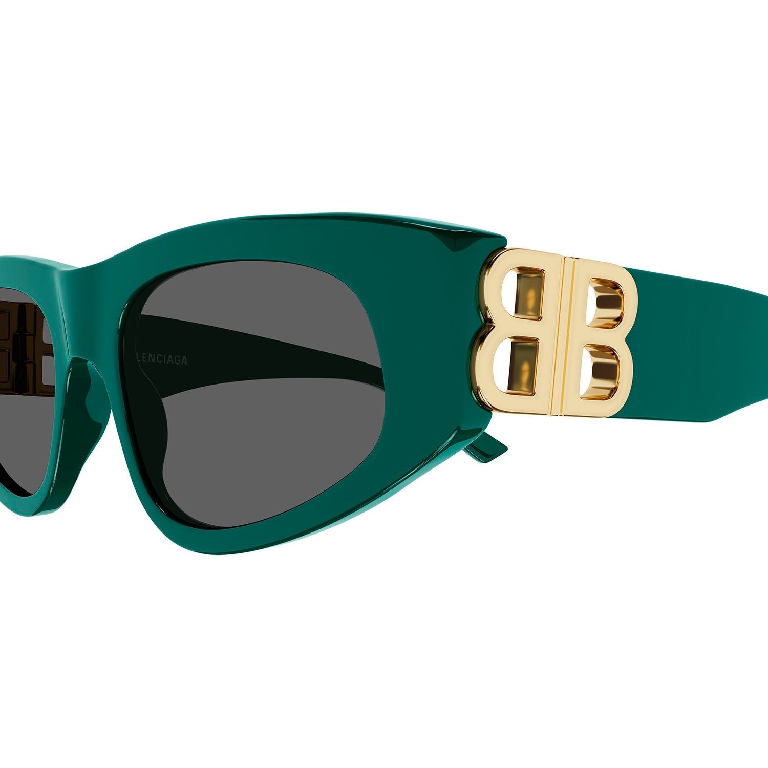 BB0095S Green acetate Sunglasses - Shiny Green