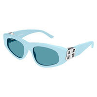 BB0095S Blue recycled acetate Sunglasses - Shiny Blue