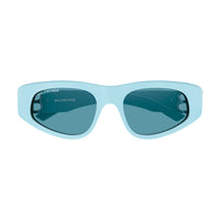 BB0095S Blue recycled acetate Sunglasses - Shiny Blue
