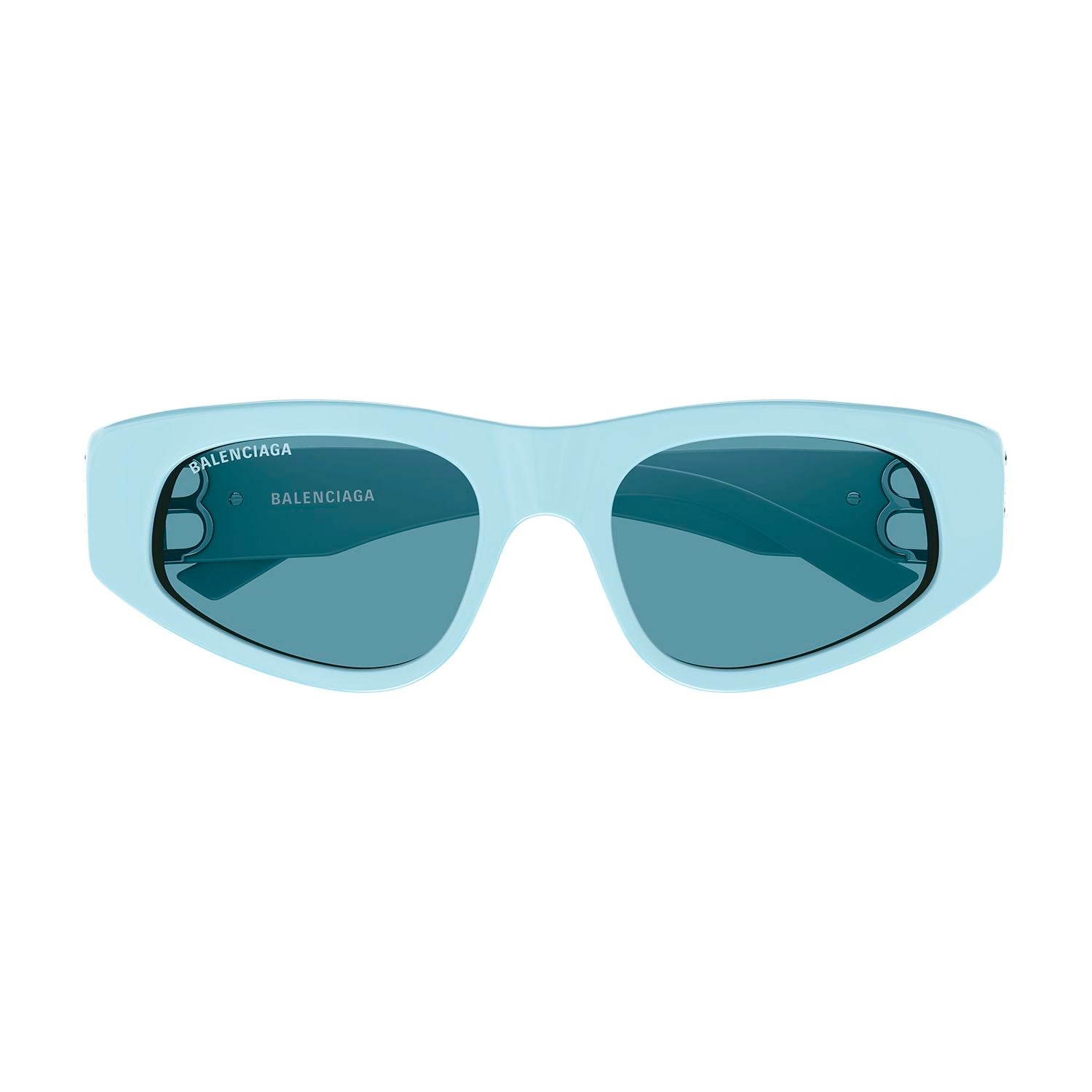 BB0095S Blue recycled acetate Sunglasses - Shiny Blue
