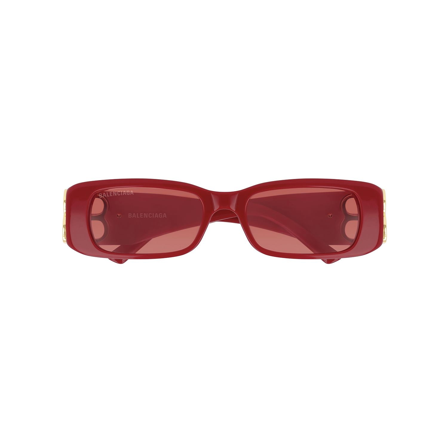BB0096S Red recycled acetate Sunglasses - Shiny Red