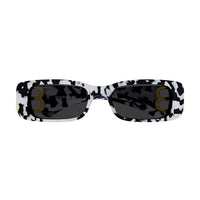 BB0096S Havana recycled acetate Sunglasses - Shiny Black & White Havana