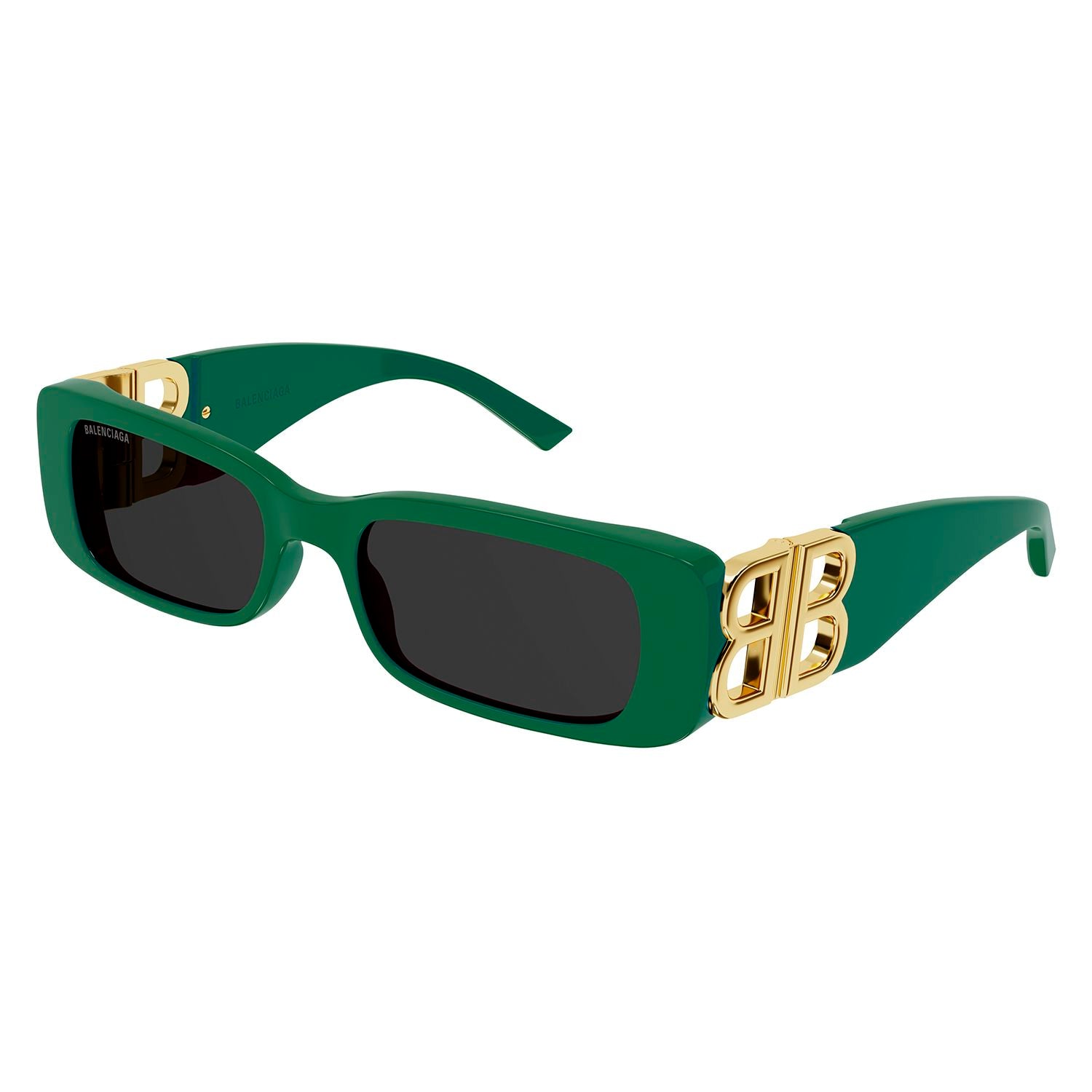 BB0096S Green acetate Sunglasses - Shiny Green