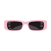 BB0096S Pink recycled acetate Sunglasses - Shiny Solid Pink