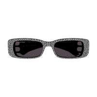 BB0096S Black recycled acetate & crystal strass Sunglasses - Shiny Black